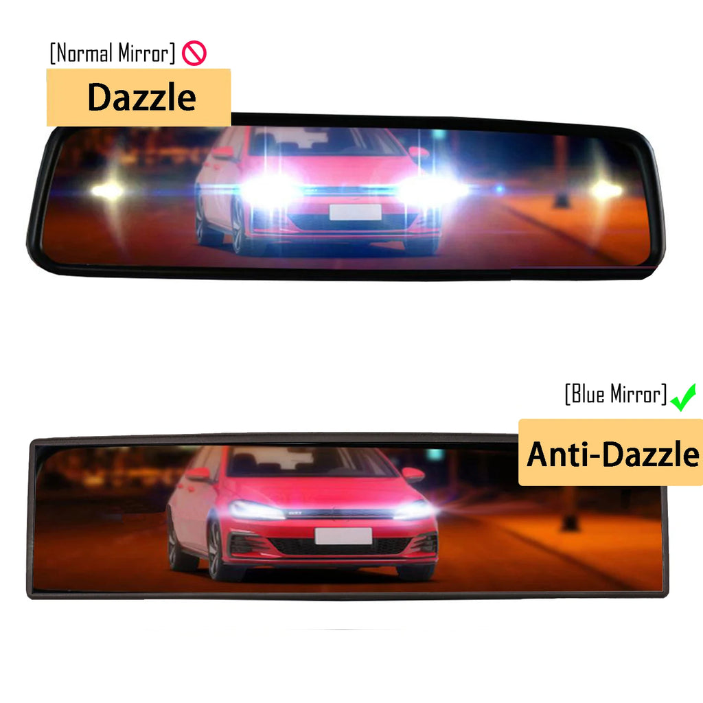 SightGuard™ Wide-Angle Anti-Glare Rearview Mirror – Drive Safer